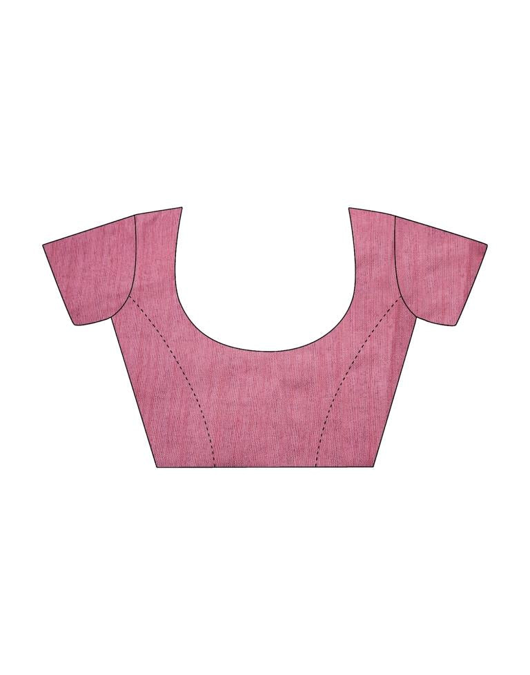 Pink Chiffon Printed Saree | Sudathi