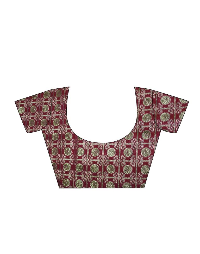 Teal Blue Silk Plain Saree | Sudathi