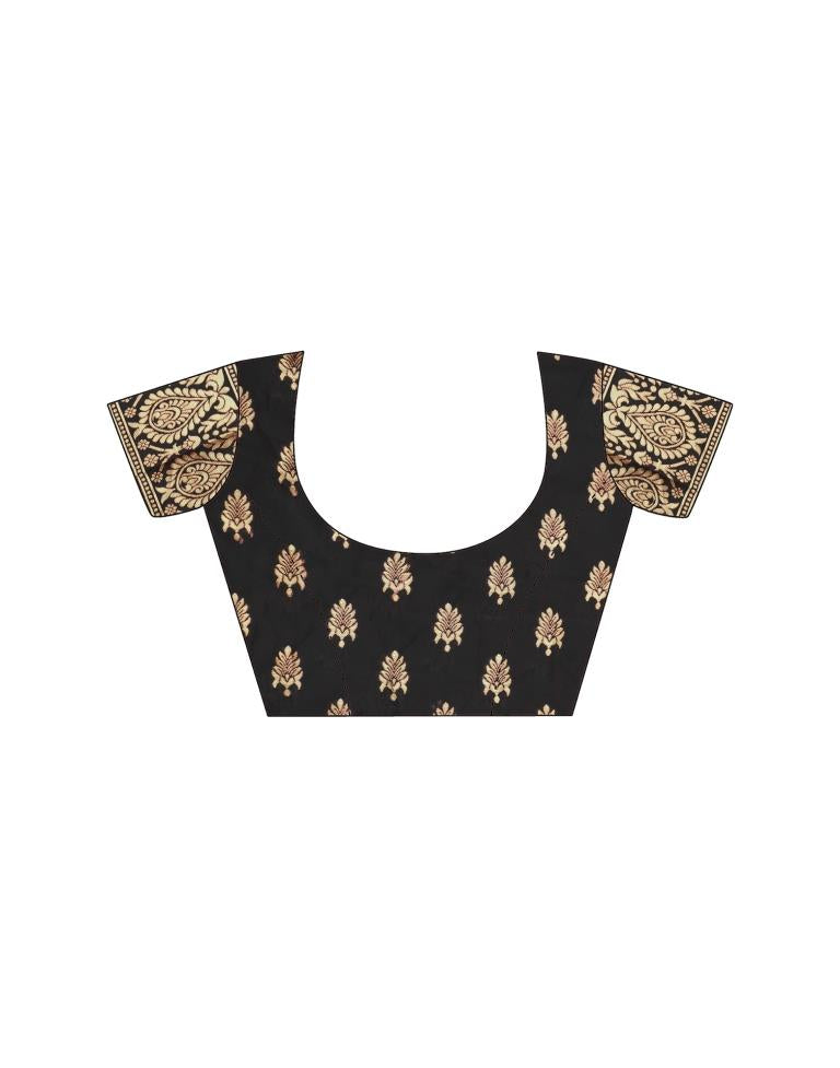 Red Jacquard Silk Saree