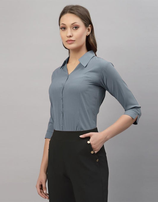 Grey Casual Shirt | Sudathi
