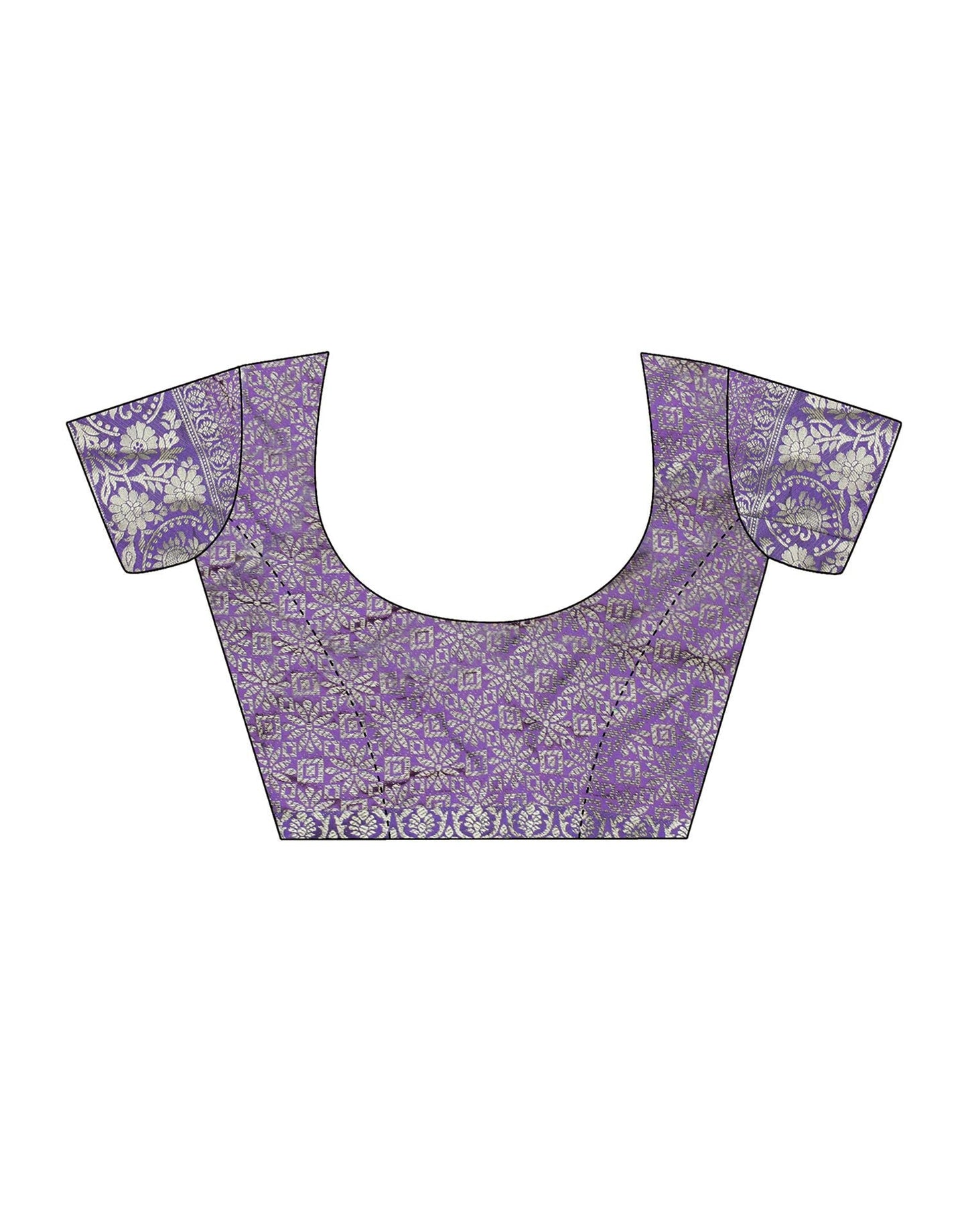 Rani Pink Silk Saree