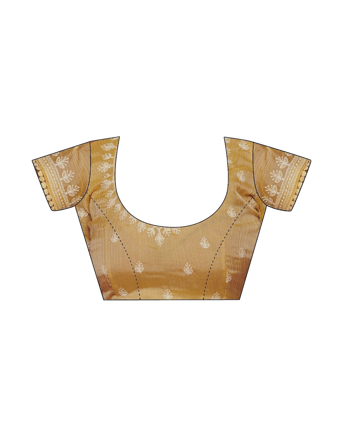 Light Pink Plain Chiffon Saree