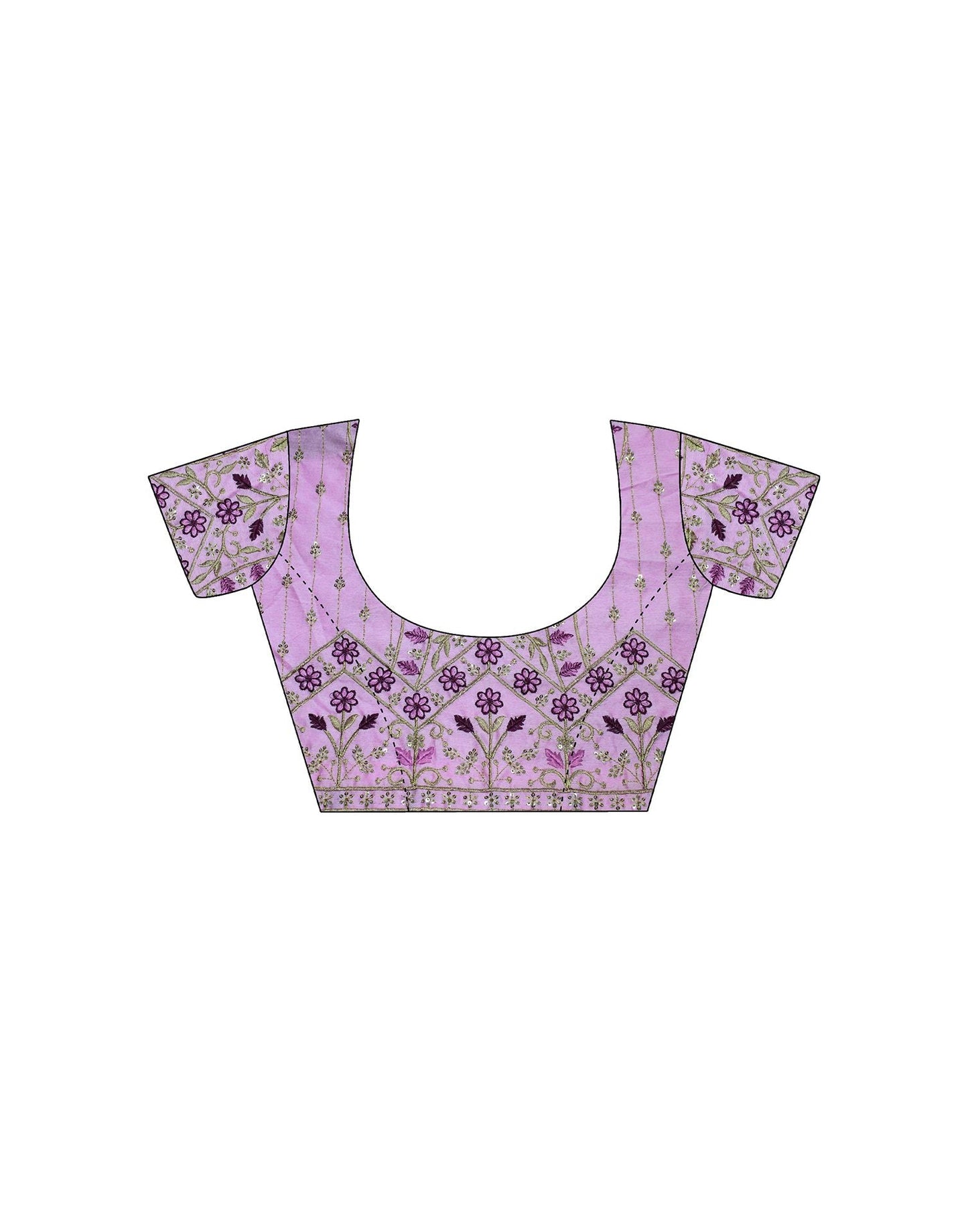 Wine Plain Silk Saree