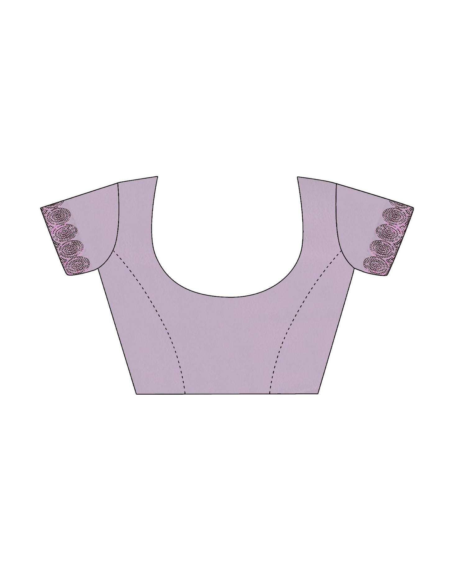 Dull Light Grey Plain Silk Saree