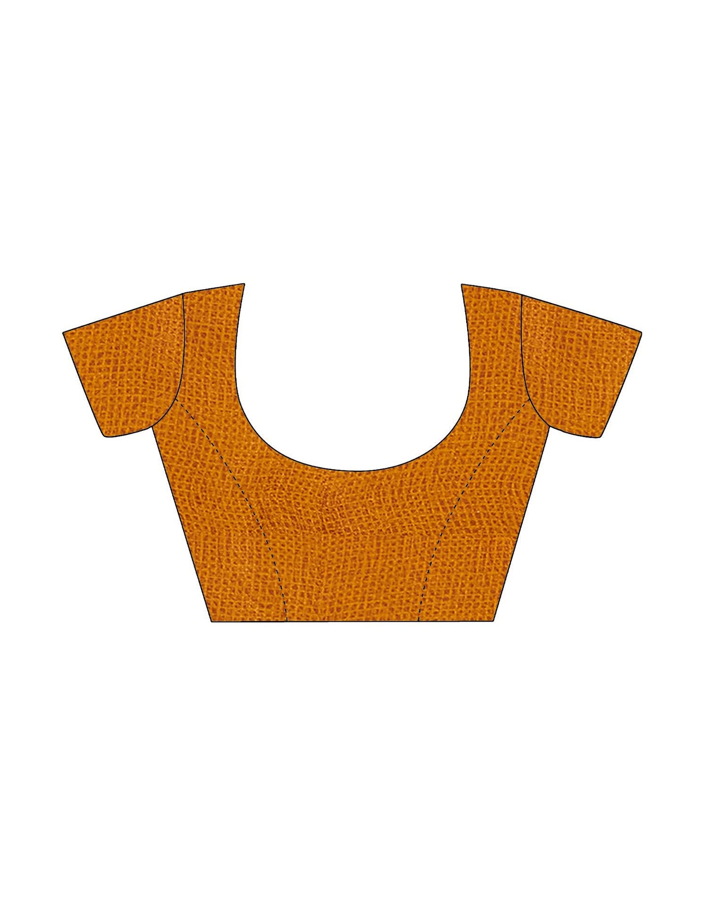 Turmeric Printed Silk Saree