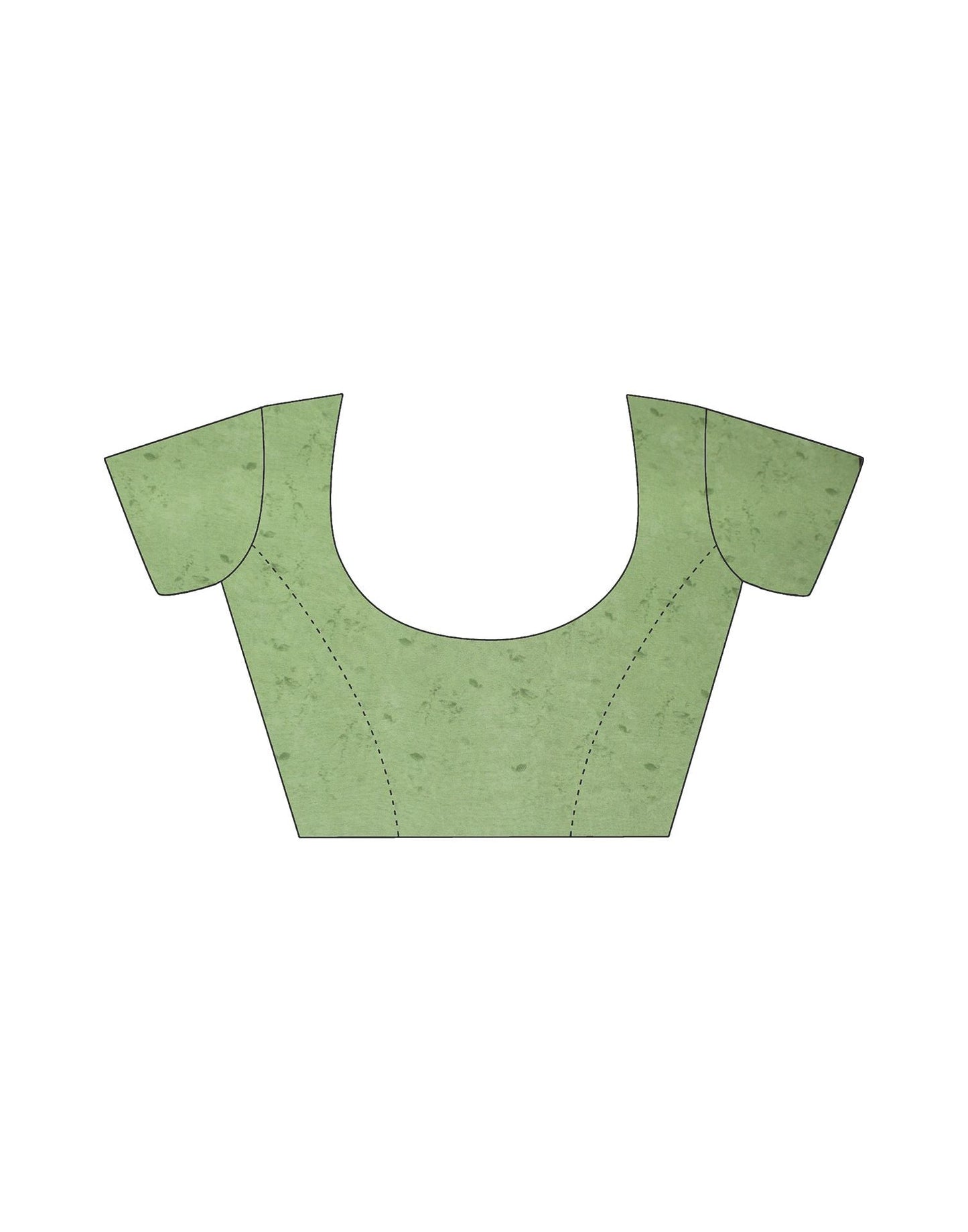 White Printed Georgette Saree