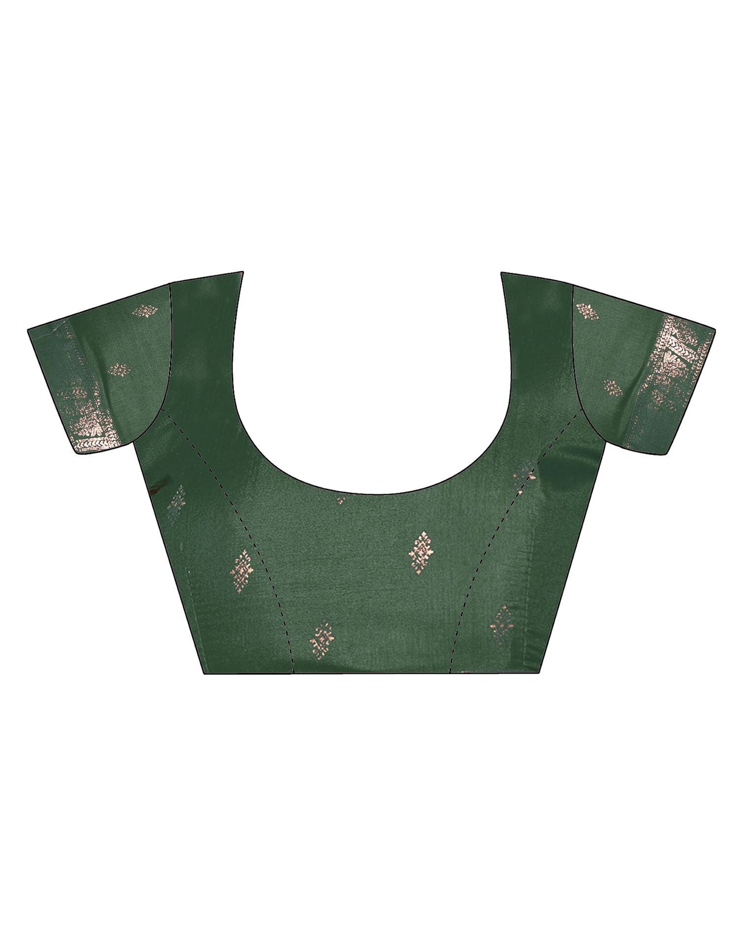 Pink Printed Silk Saree