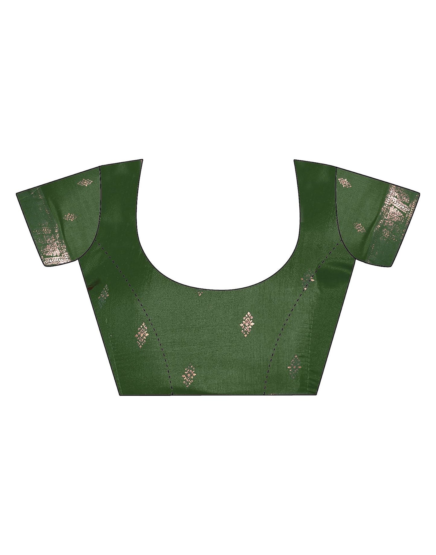 Red Printed Silk Saree