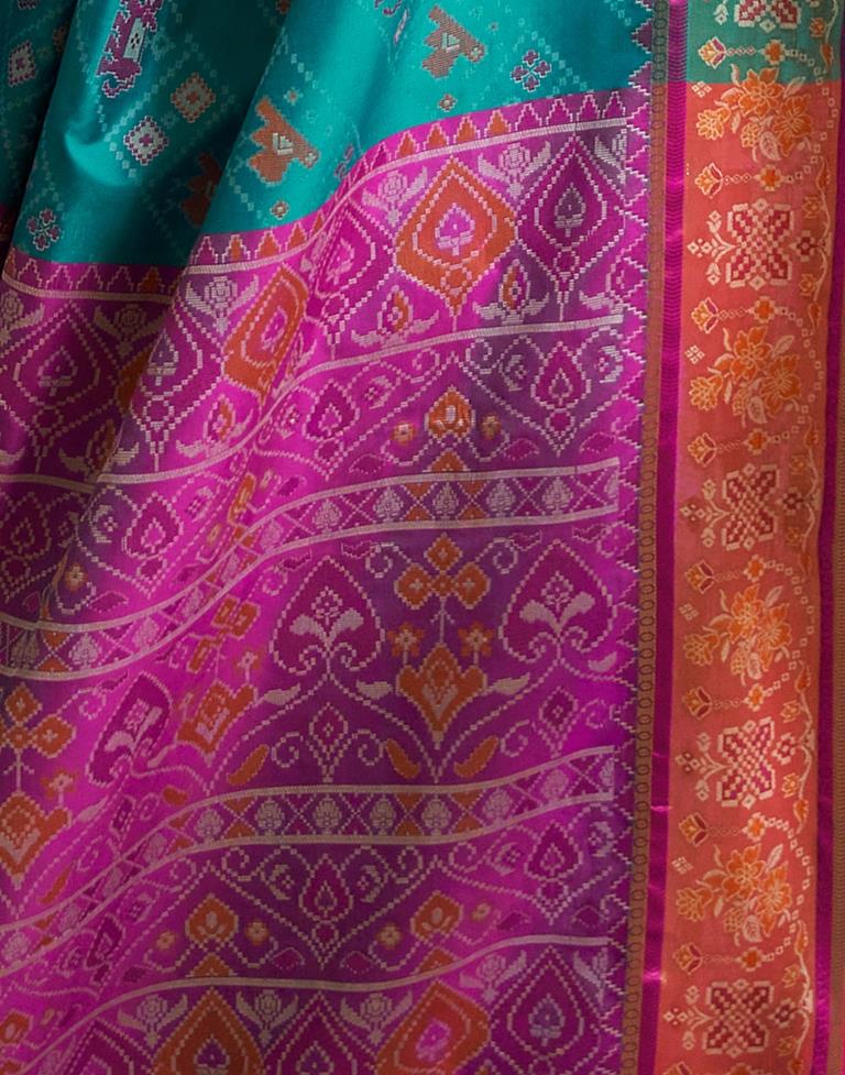 Rama Silk Woven Saree