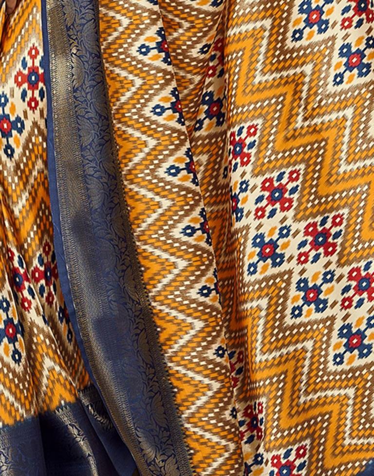 Multi Silk Printed Saree