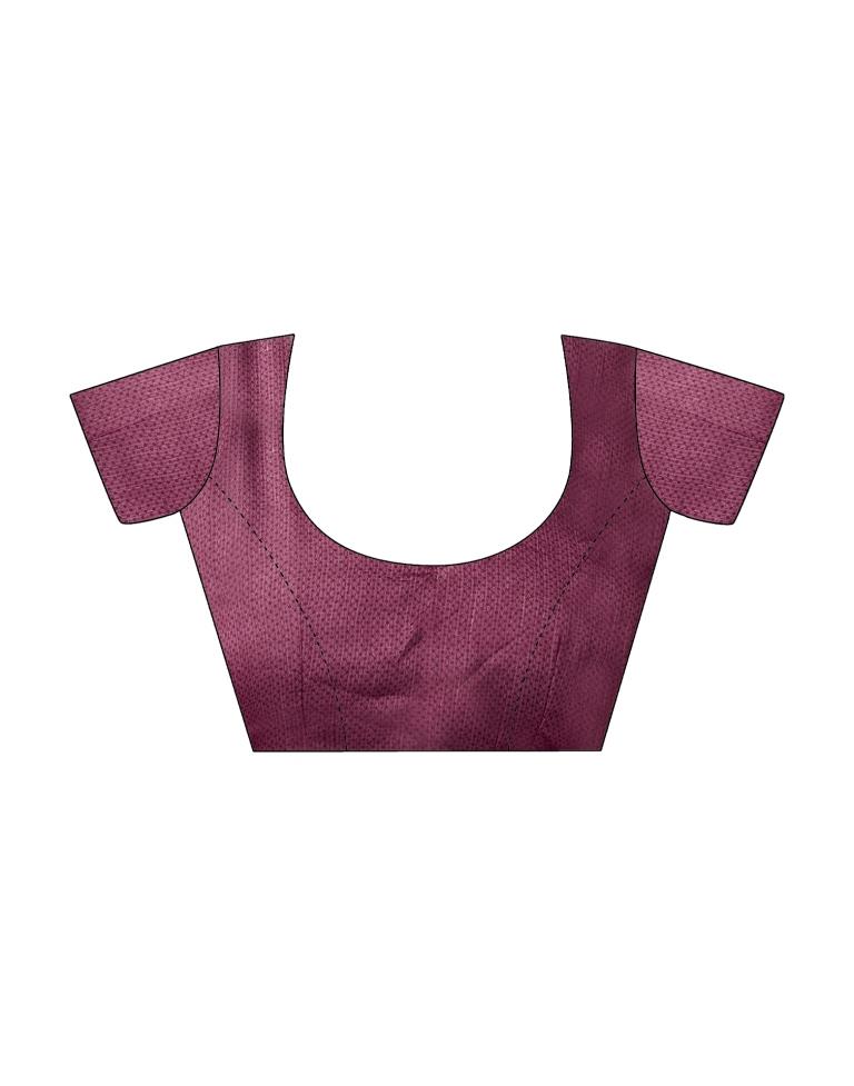 Pink Chiffon Printed Saree