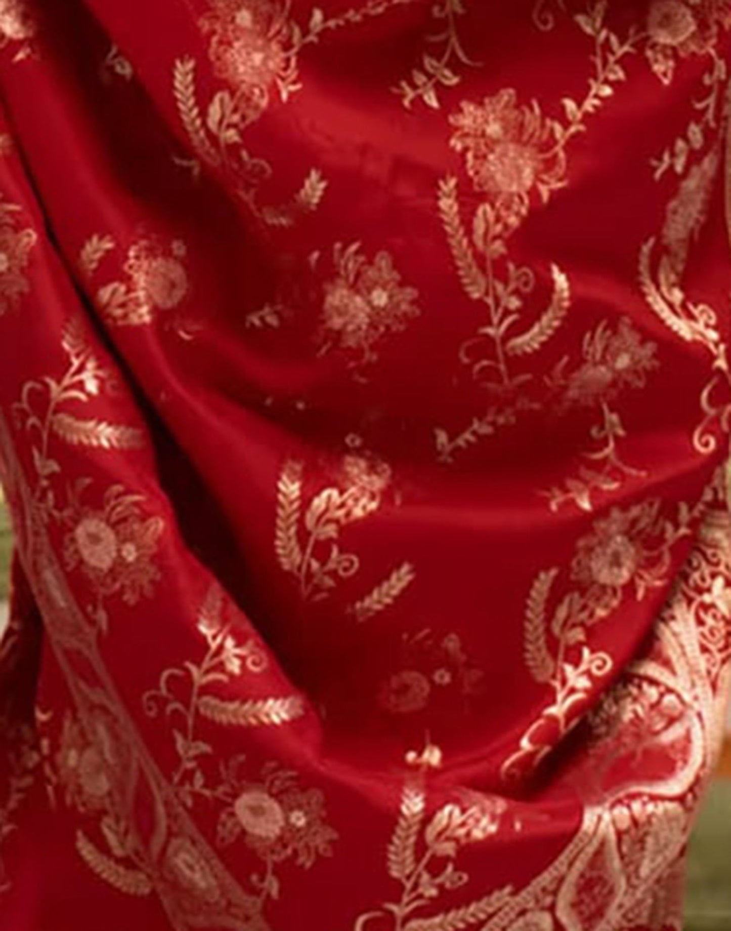 Red Banarasi Silk Saree