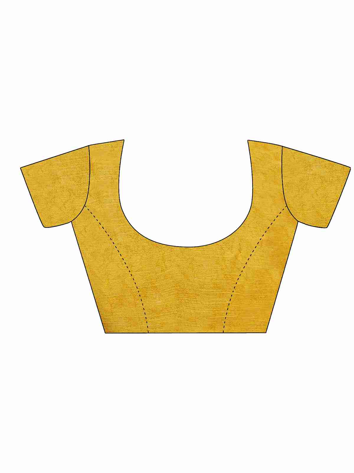 Yellow Chiffon Printed Saree