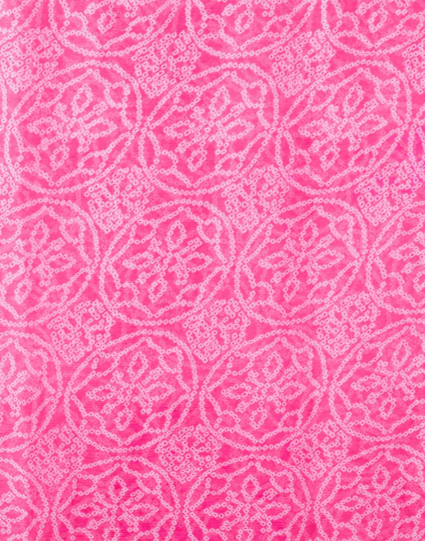 Pink Chiffon Printed Saree