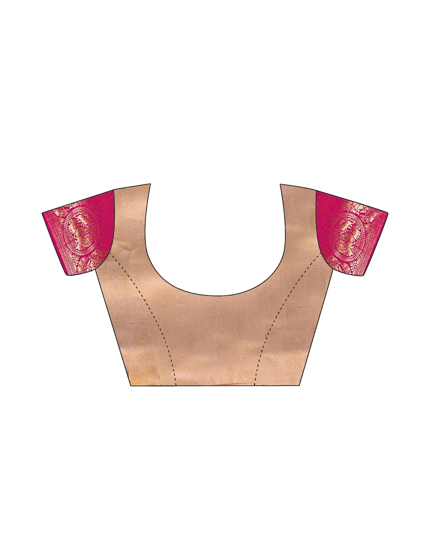 Golden Silk Woven Saree