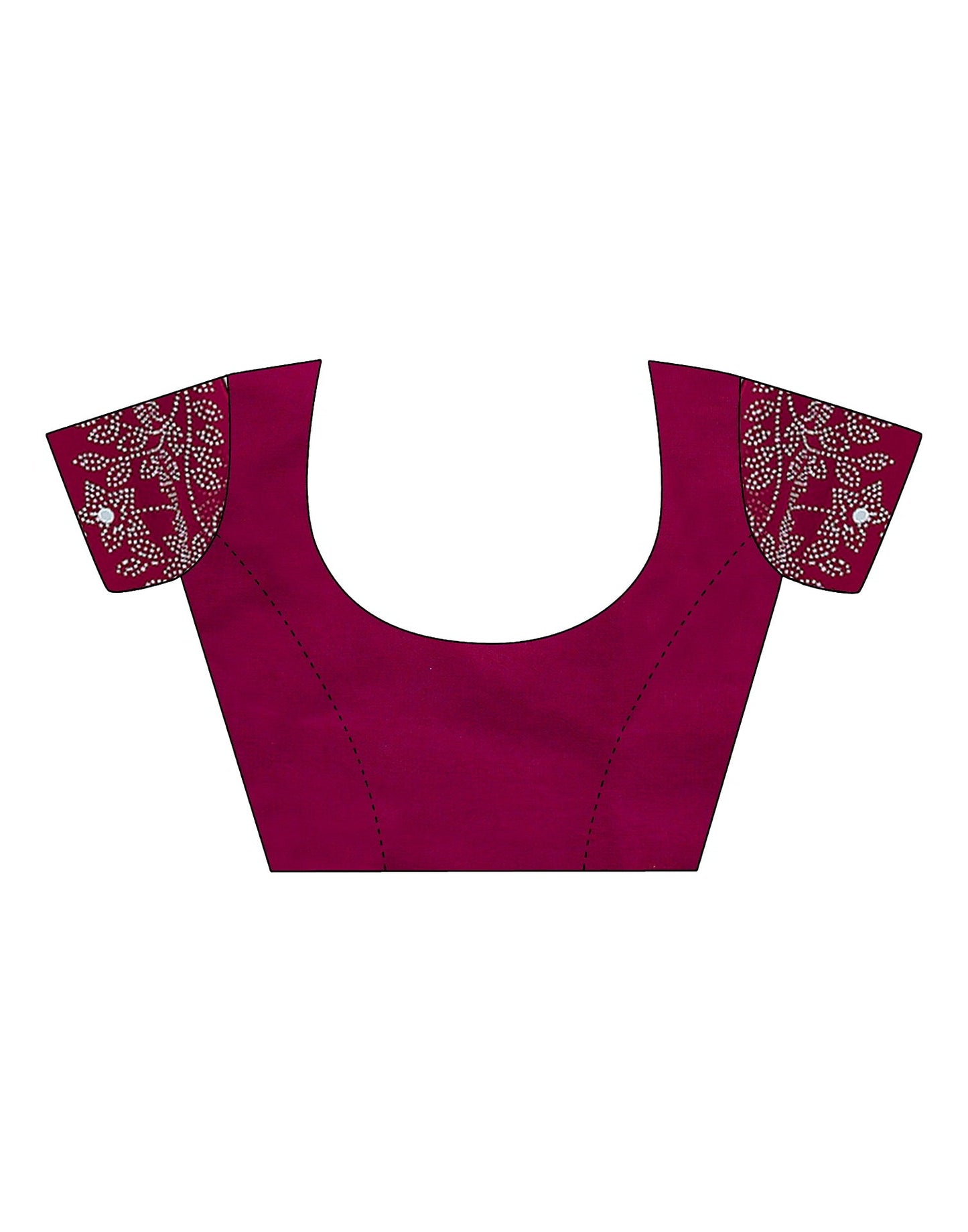 Pink Swarovski Georgette Stone Work Saree