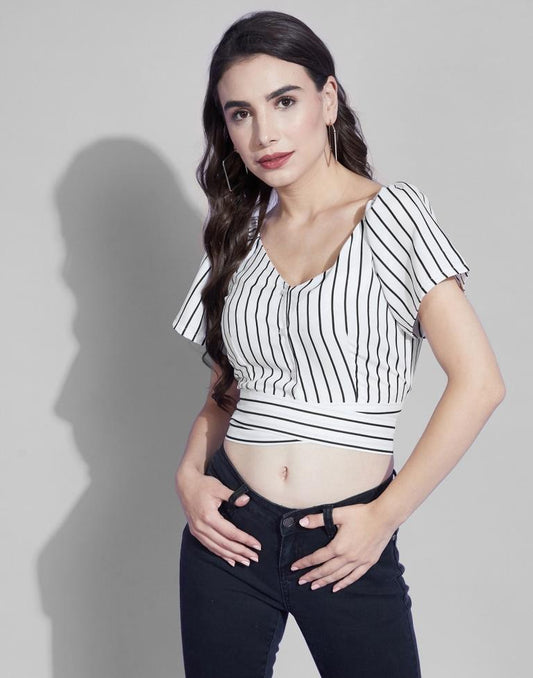 White Crop Top | Leemboodi