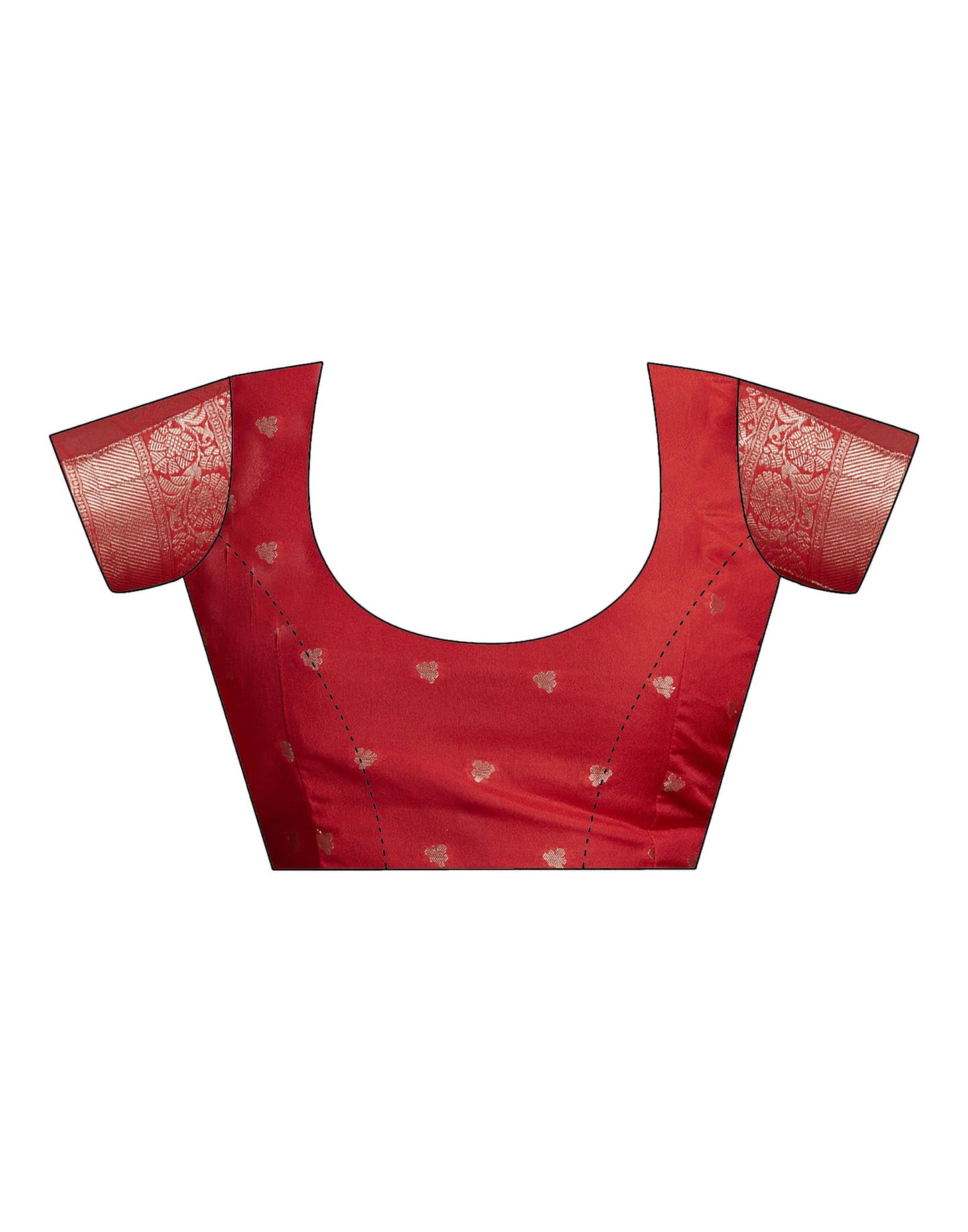 Cream Georgette Woven Banarasi Saree