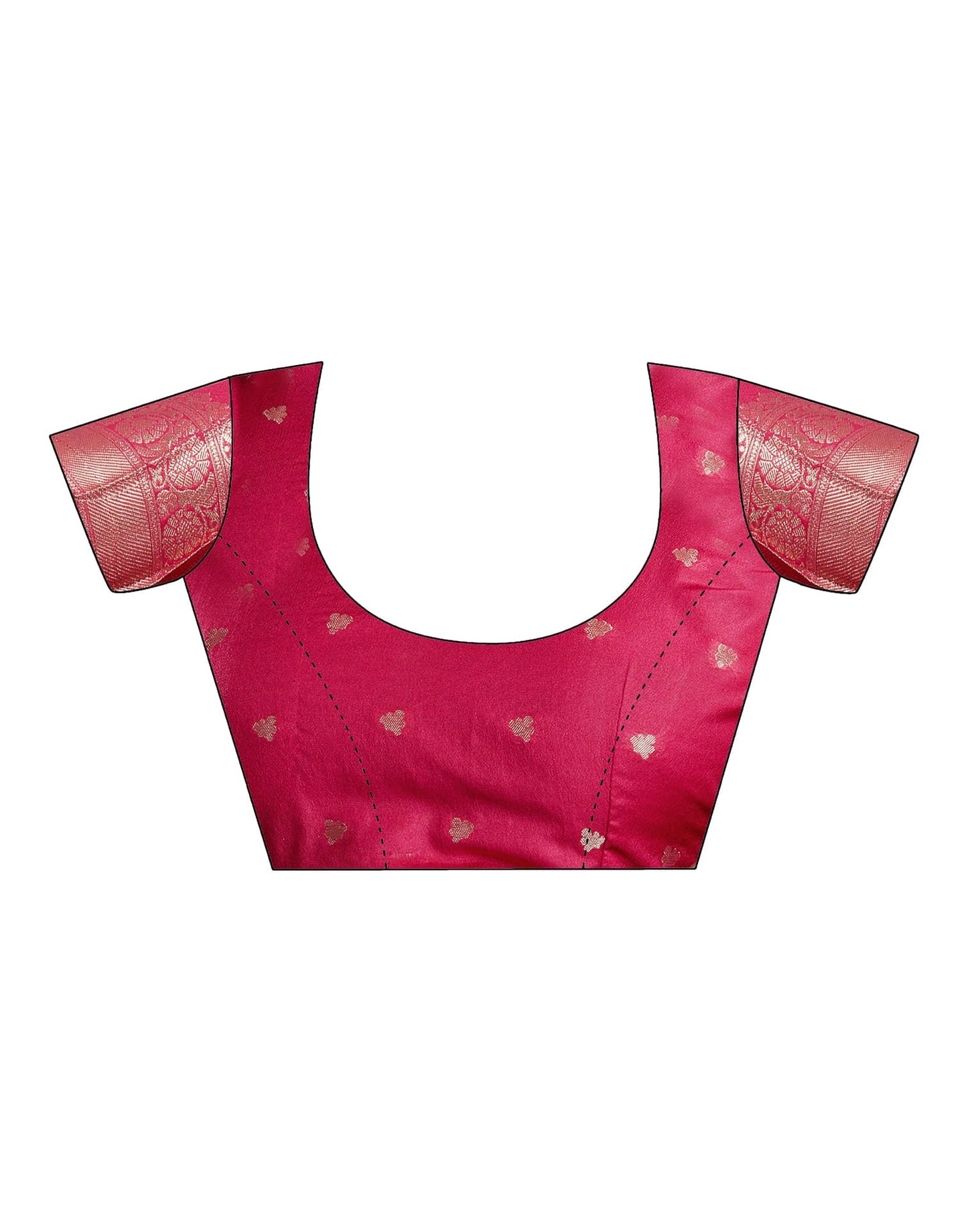 Rama Blue Georgette Woven Banarasi Saree