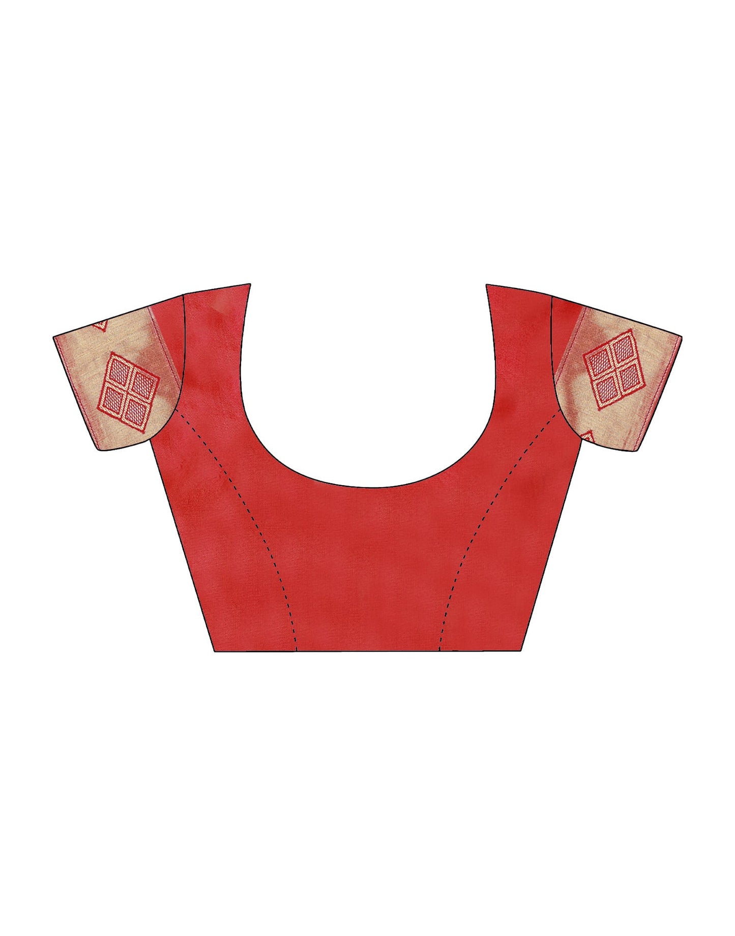 Red Silk Woven Banarasi Saree