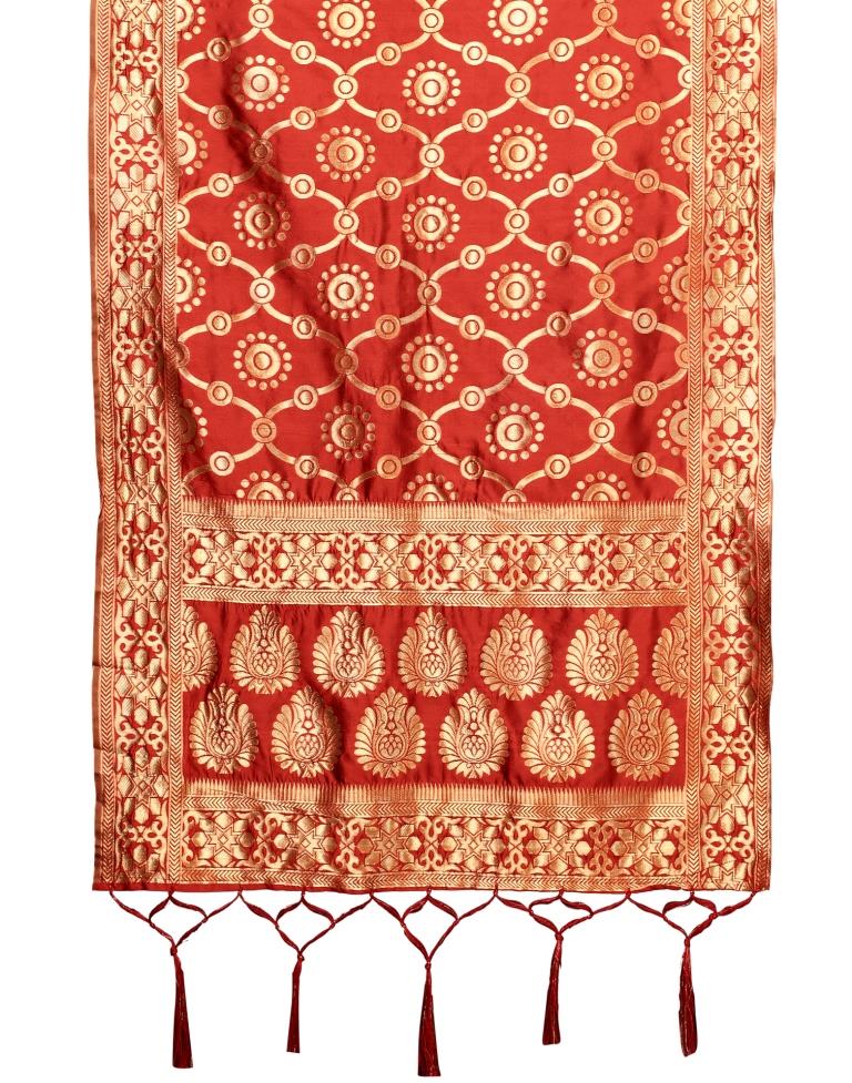 Jacquard Silk Unstitched Salwar Suit Material | Sudathi