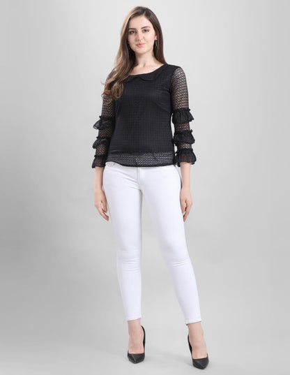 Black Russell Top | Leemboodi