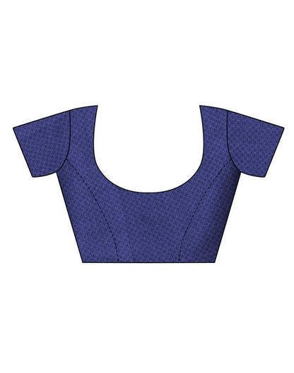 Navy Blue Coloured Art Silk Printed Saree | Sudathi