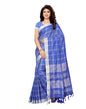 Blue Coloured Poly Linen Woven Saree | Sudathi