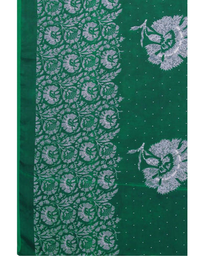 Green Printed Unstitched Salwar Suit | Sudathi