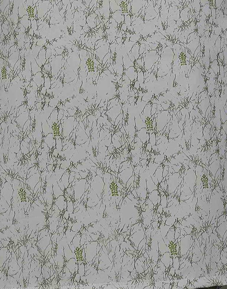 Ethereal Grey Printed Unstitched Salwar Suit | Sudathi