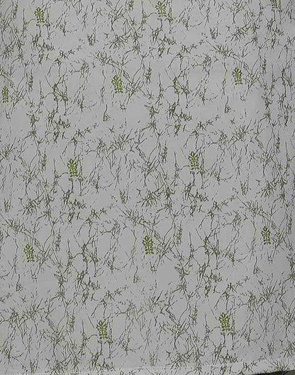 Ethereal Grey Printed Unstitched Salwar Suit | Sudathi