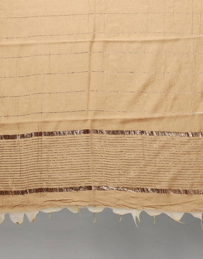 Golden Cotton Dupatta | Leemboodi