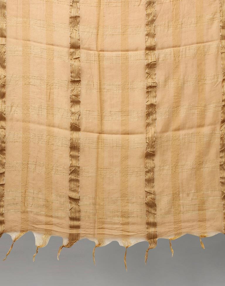 Golden Cotton Dupatta | Leemboodi