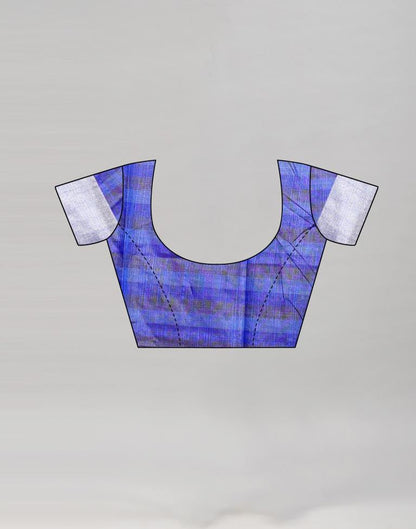 Pink Coloured Cotton Silk Woven Lines Casual Saree | Leemboodi