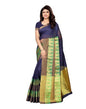 Navy Blue Coloured Poly Silk Woven Saree | Sudathi
