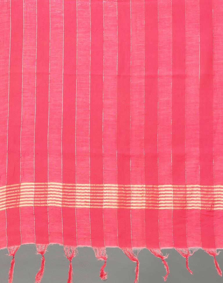 Pink Cotton Dupatta | Leemboodi