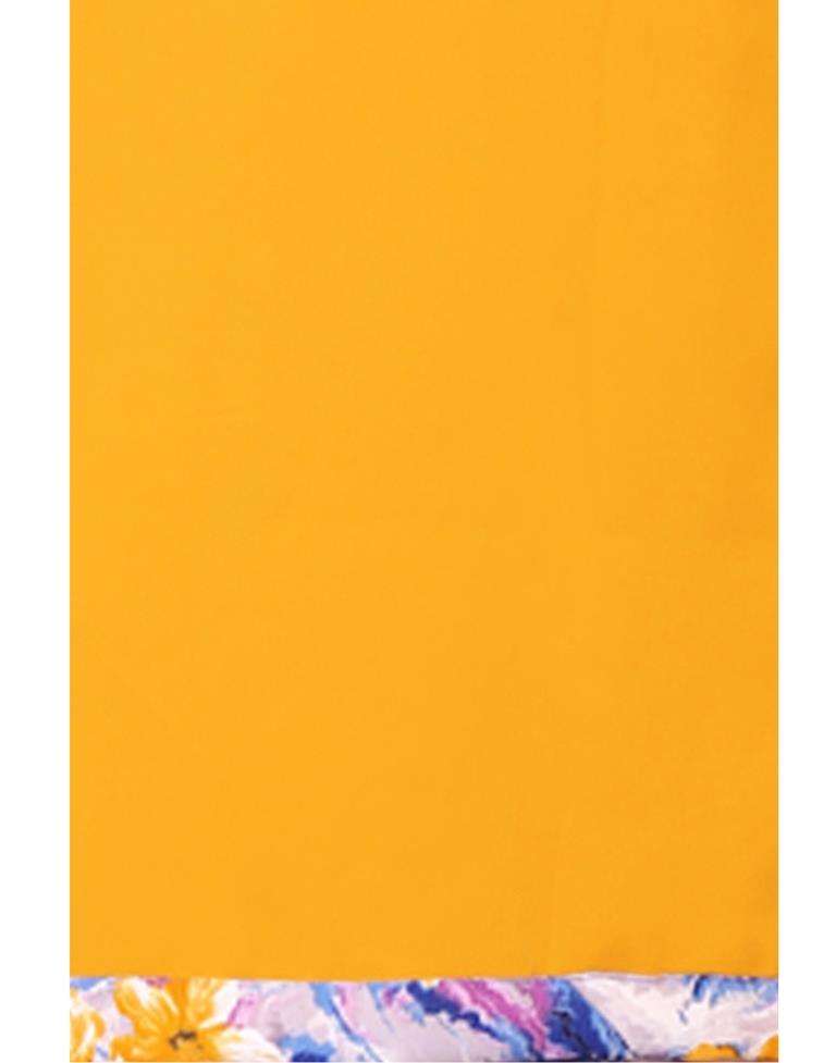 Turmeric Yellow Dyed Unstitched Salwar Suit | Sudathi
