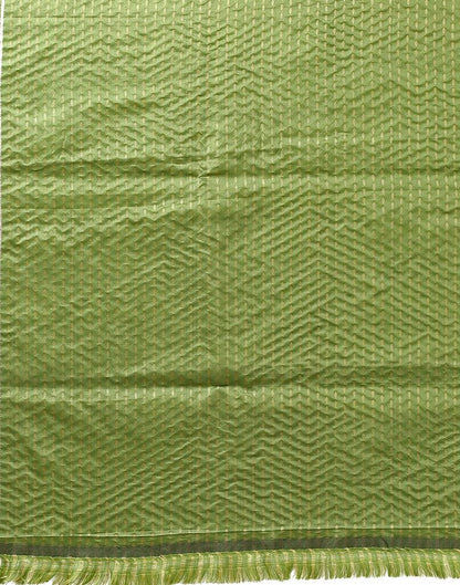 Olive Green Jacquard Dupatta | Leemboodi