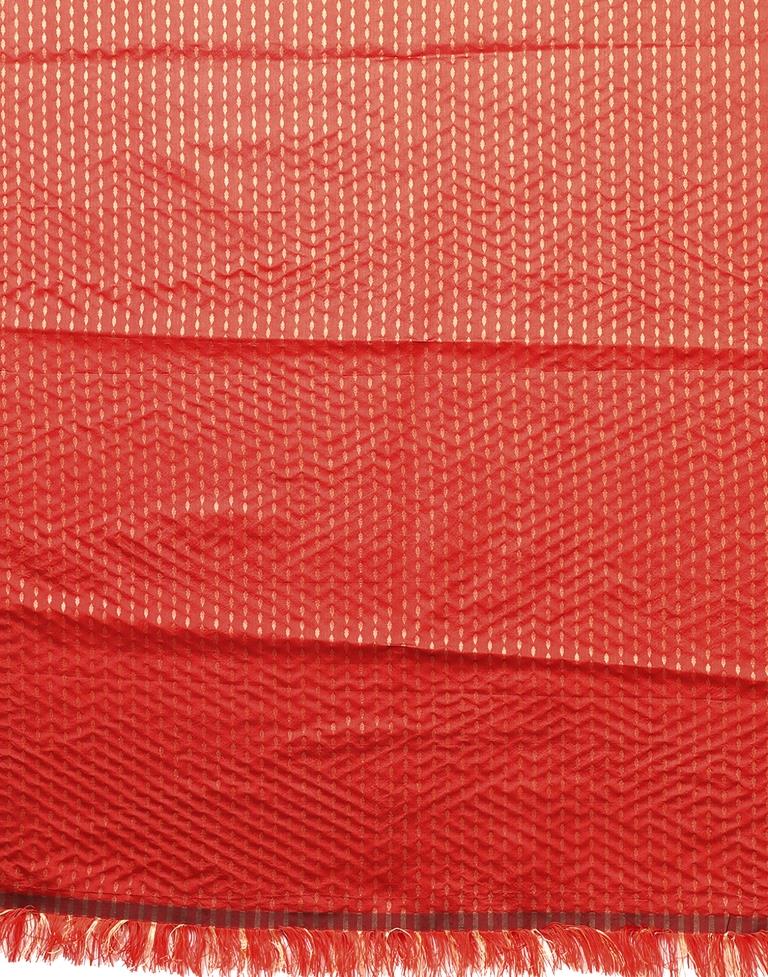 Maroon Jacquard Dupatta | Leemboodi