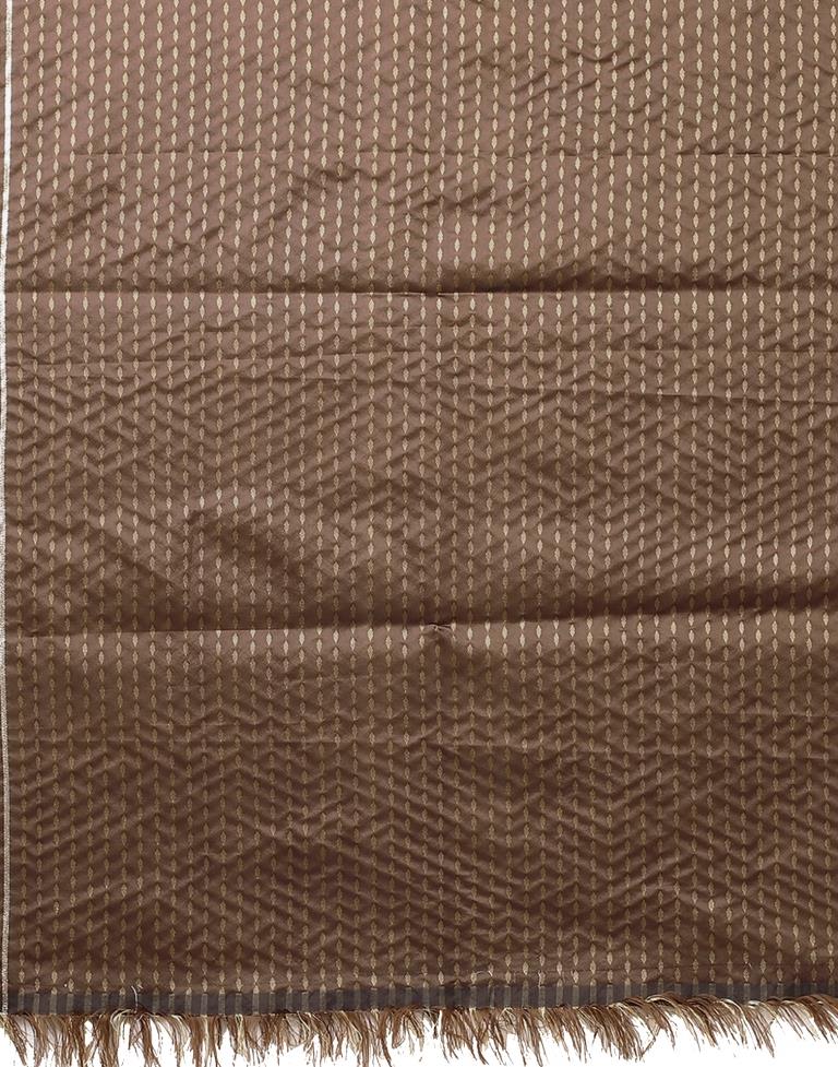 Brown Jacquard Dupatta | Leemboodi