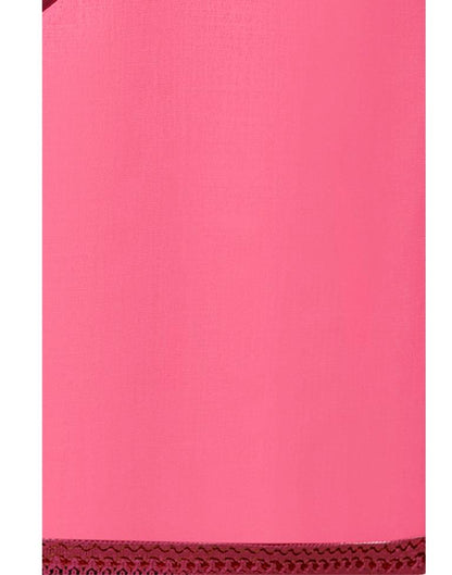 Pink Cotton Handwork Unstitched Salwar Suit | Sudathi