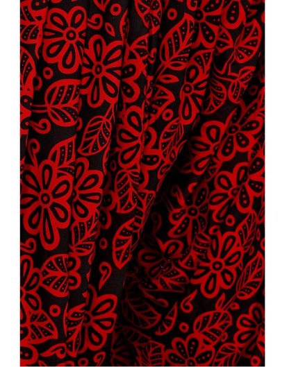 Steel Grey Printed Unstitched Salwar Suit | Sudathi