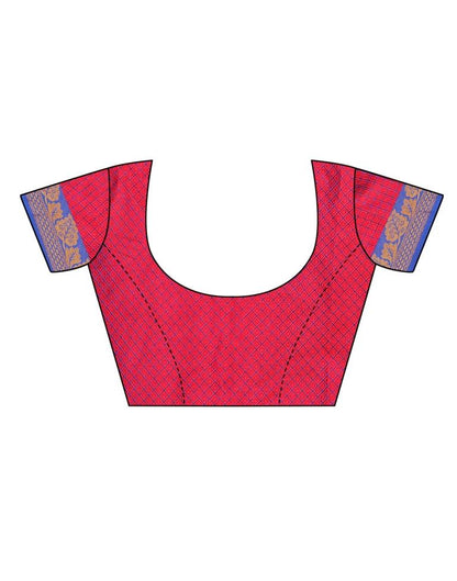 Orange Coloured Poly Silk Banarasi Jacquard Saree | Leemboodi