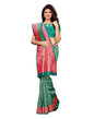 Turquoise Coloured Poly Silk Banarasi Jacquard Saree | Sudathi