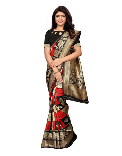 Black Silk Saree | Leemboodi