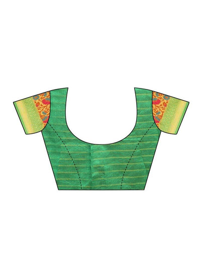 Brown Banarasi Silk Saree