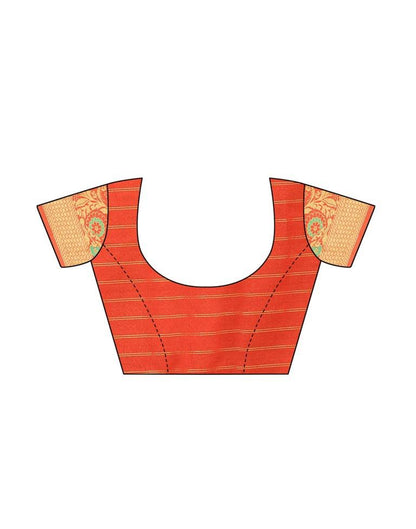 Green Coloured Cotton Silk Woven Saree | Sudathi