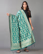 Rama Green Jacquard Dupatta | Leemboodi