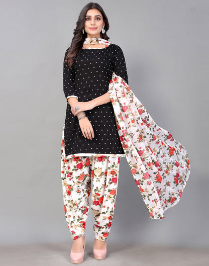 Printed Unstitched Salwar Suit Material | Sudathi