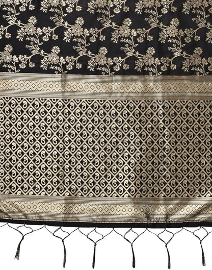 Black Jacquard Dupatta | Leemboodi